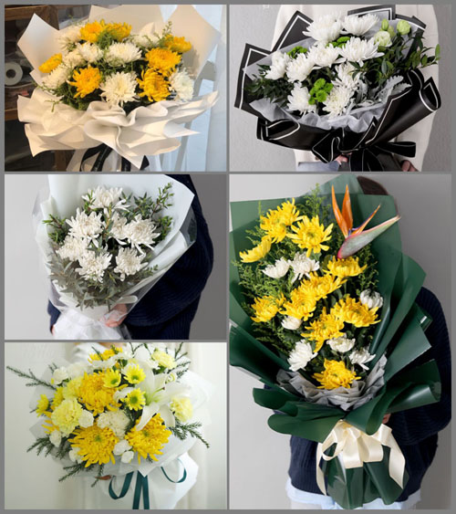 浙江省绍兴诸暨市浣东街道李村二村白事花束代送